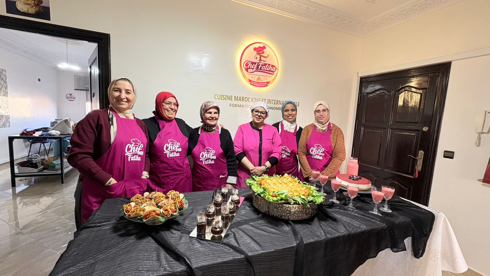 Groupe de participantes Chef Fatiha