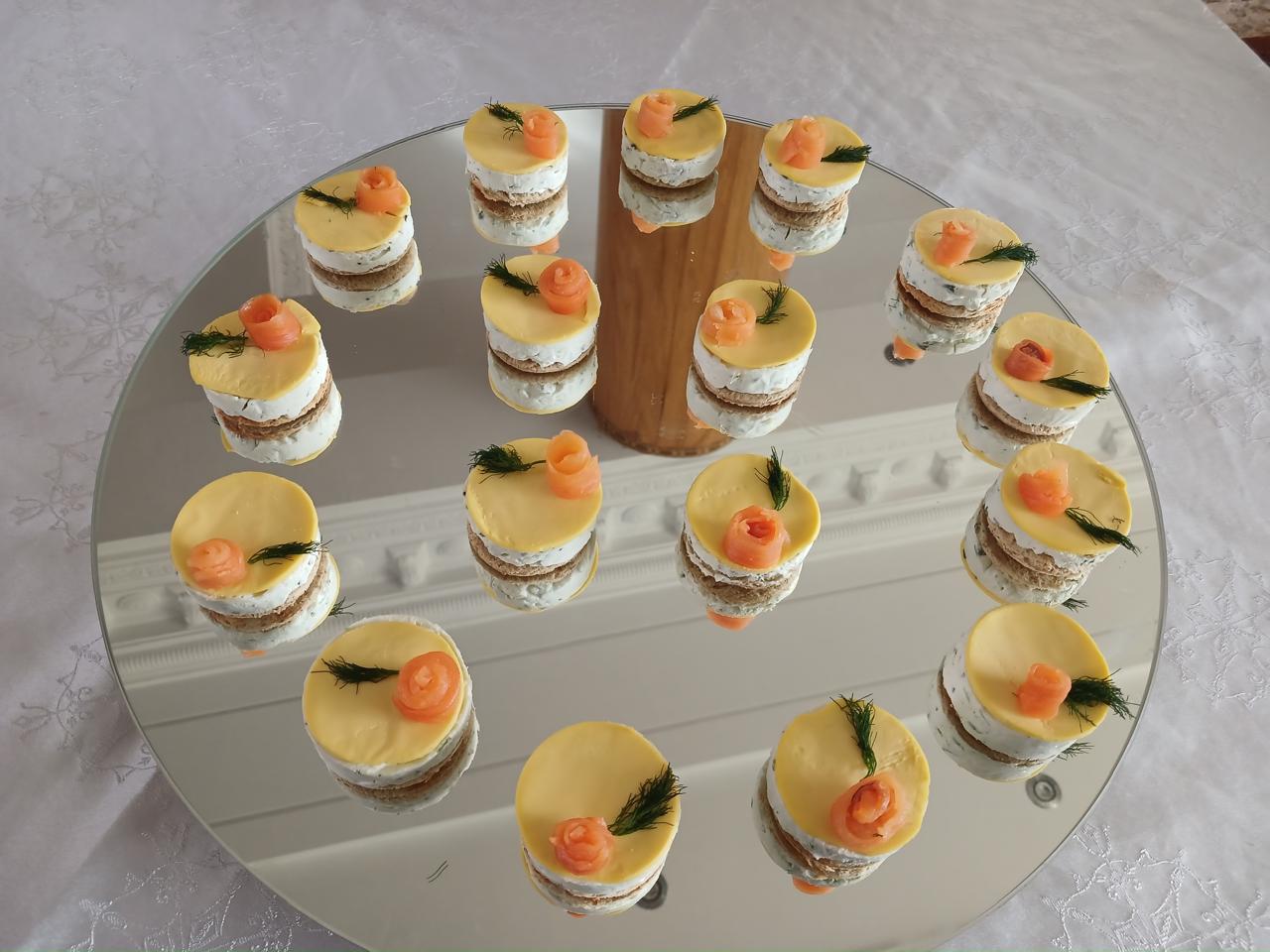 Mini bouchées pour traiteur